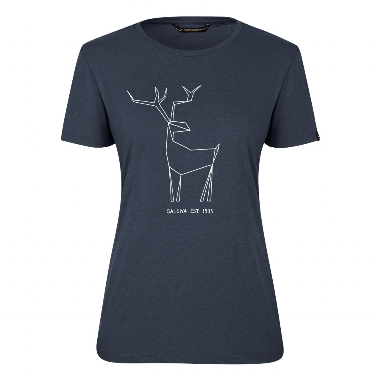 T-Shirts Salewa Deer Dry Short Sleeve Mulher Azuis/Azul Marinho 350EZXYTF